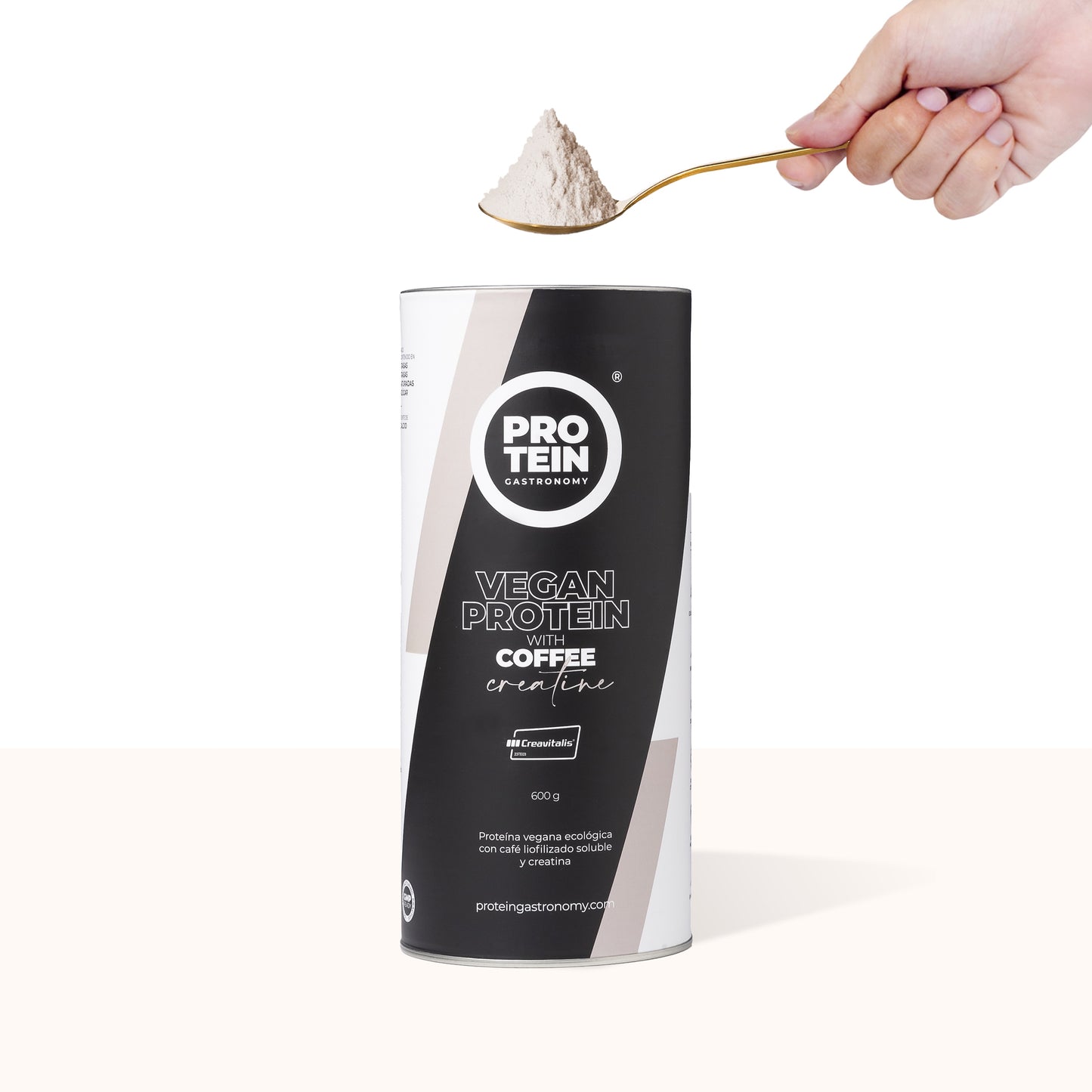 Proteína Vegana con Café Soluble Liofilizado y Creatina