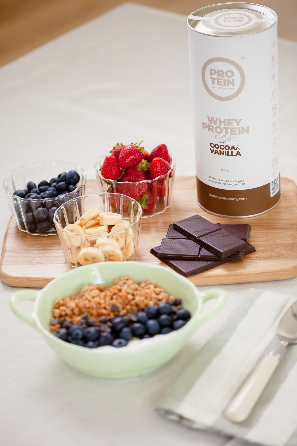 Proteína Whey ECO Cacao y Vainilla
