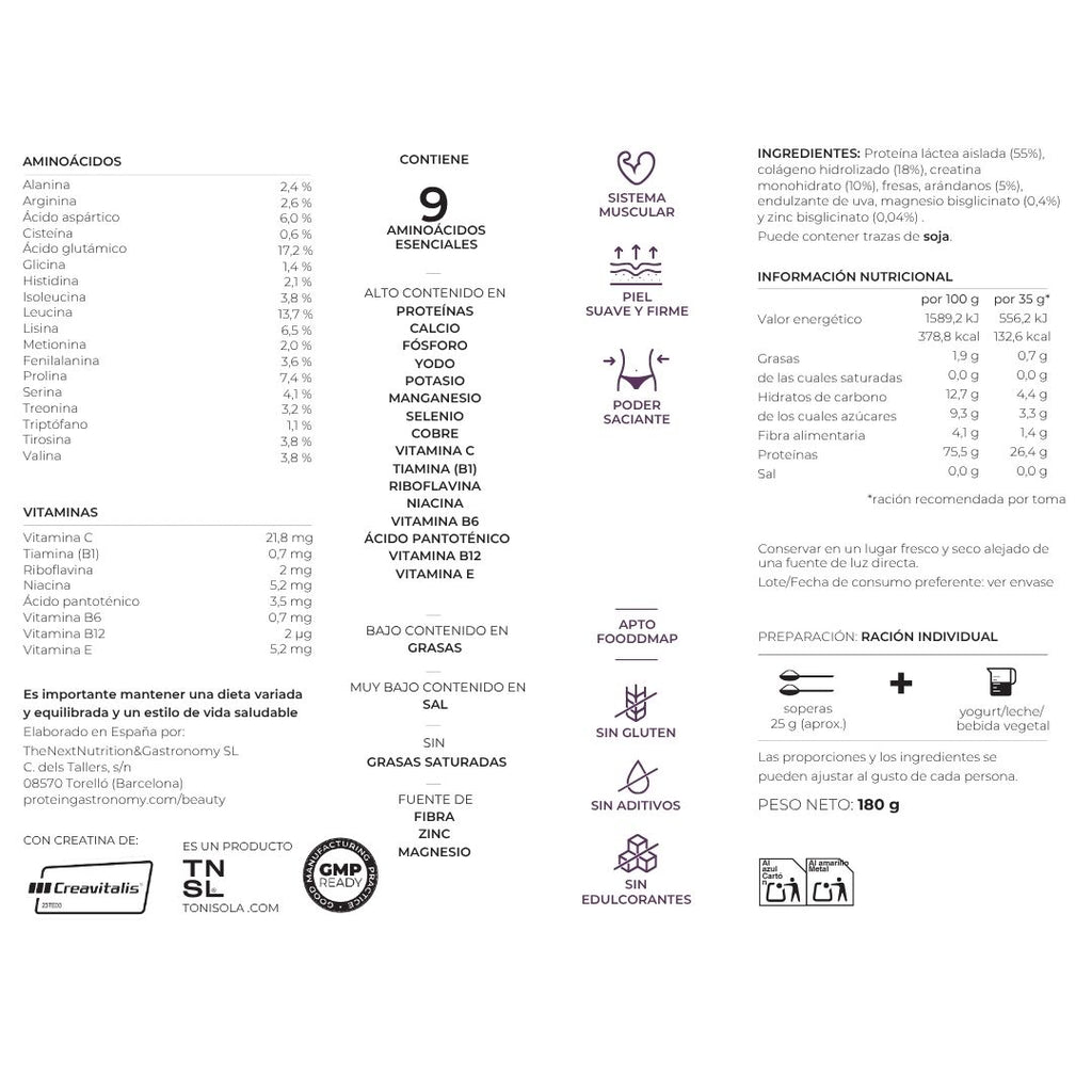 Pack Proteína Whey Beauty (Berries, Cacao y Pure)