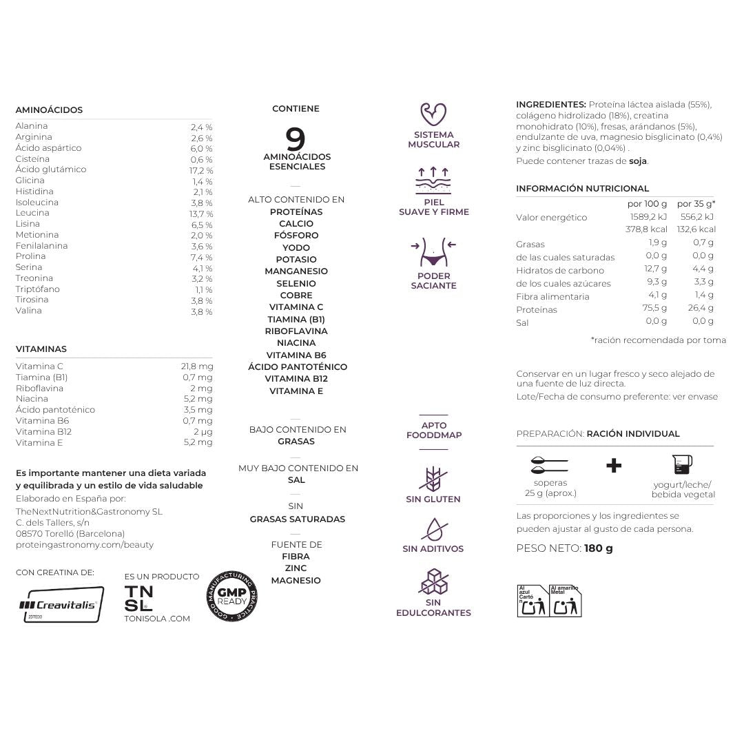 Pack Proteína Whey Beauty (Berries, Cacao y Pure)