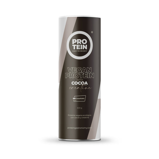 Proteína Vegana con Cacao, Plátano 100% y Creatina
