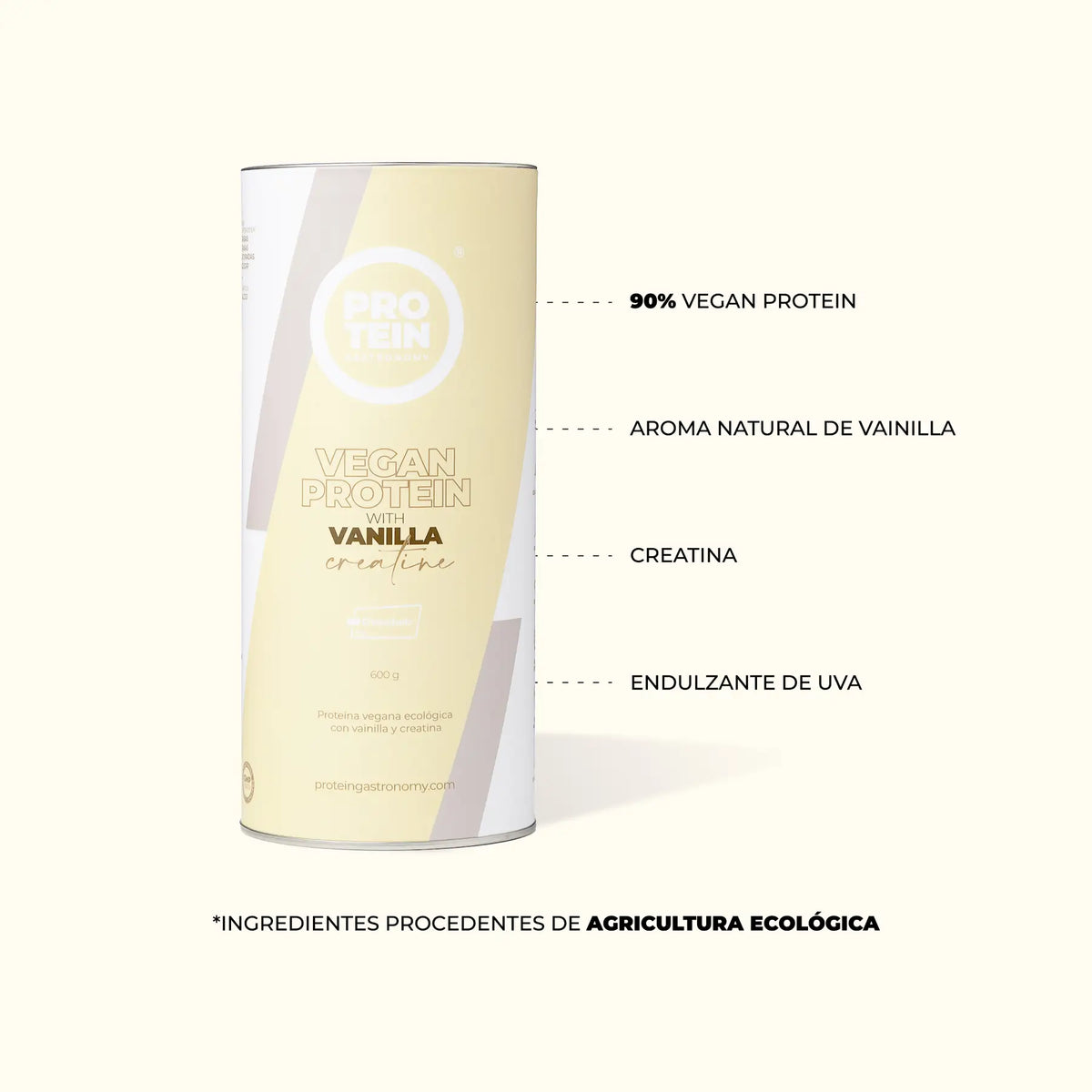 Proteína Vegana Vainilla con Creatina