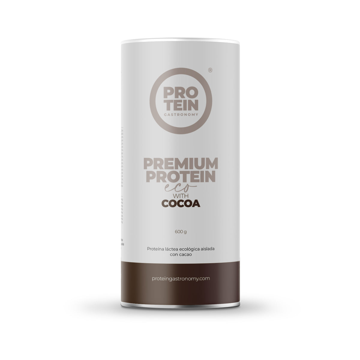 Proteína Whey ECO Cacao, bote de 600 g
