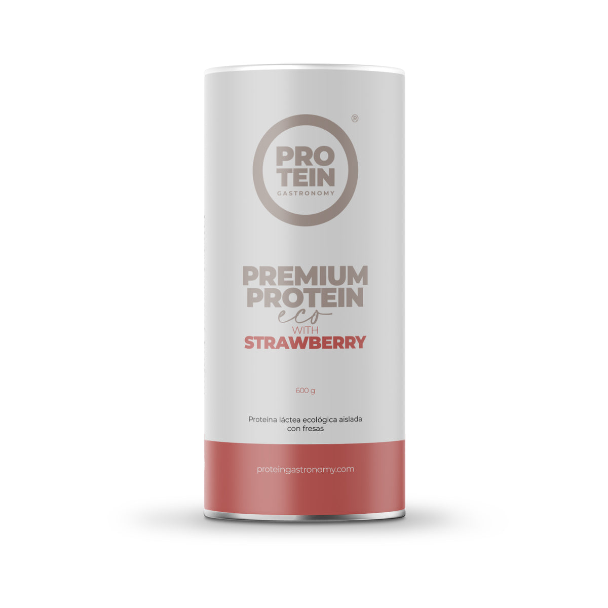 Proteína Whey ECO Fresa, bote de 600 g