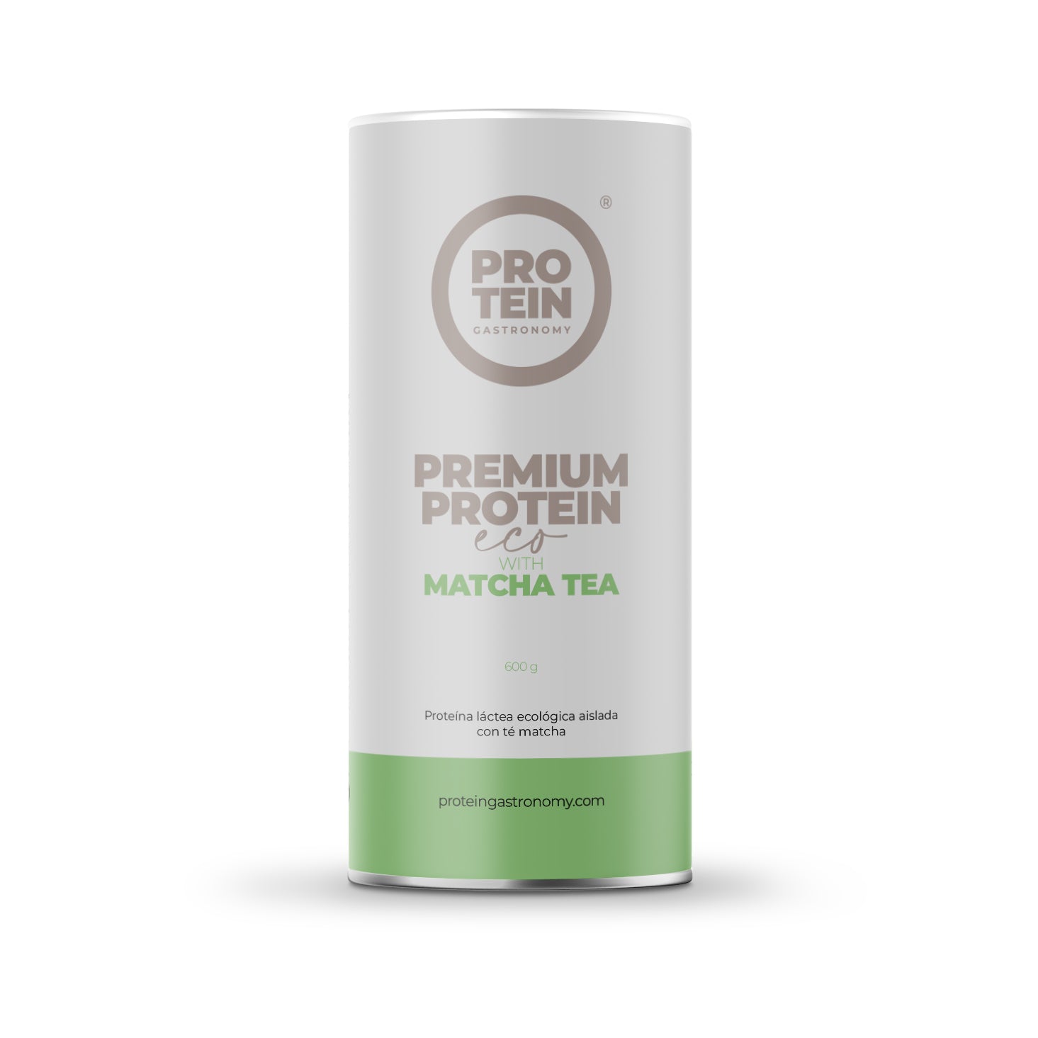 Proteína Whey ECO Té Matcha, bote de 600 g
