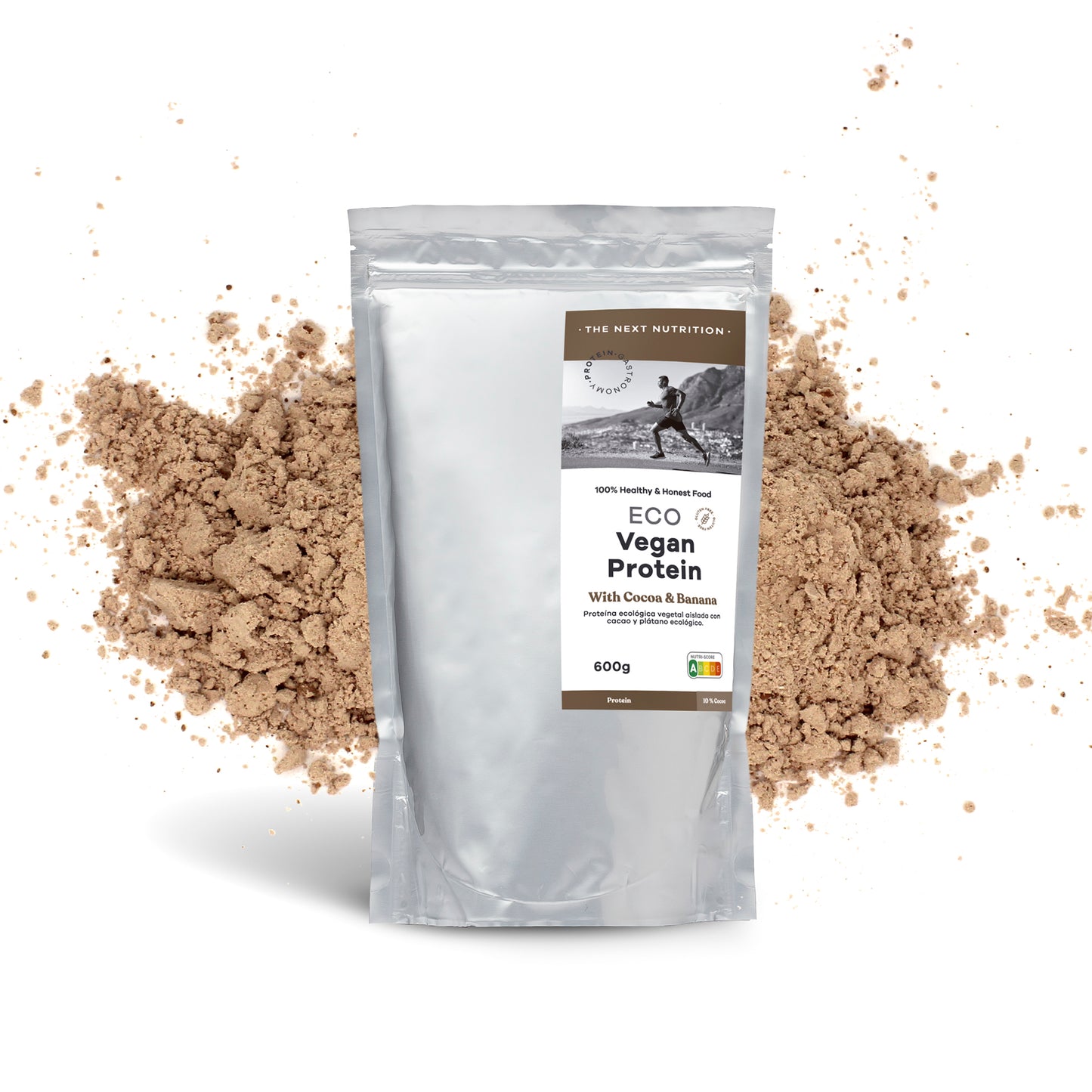 Proteína Vegana ECO con Cacao y Plátano 100%